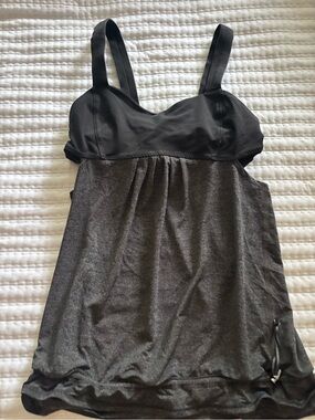 Black and Charcoal Two-Tone cami lululemon